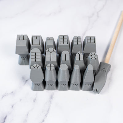 Window Stamp Set of 17 - Ceramind® Tools