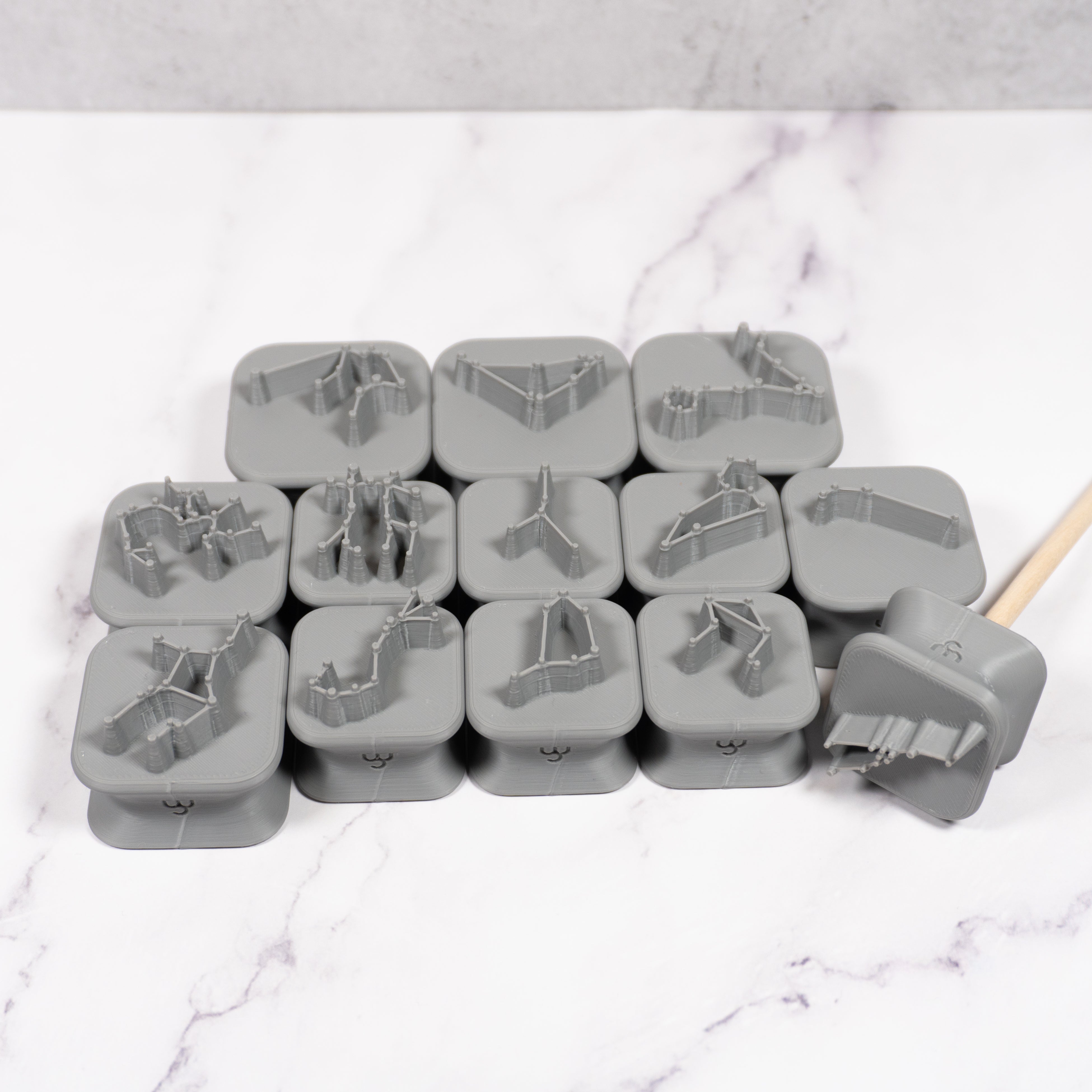 Zodiac Stamps - Astrological Constellations - Ceramind® Tools